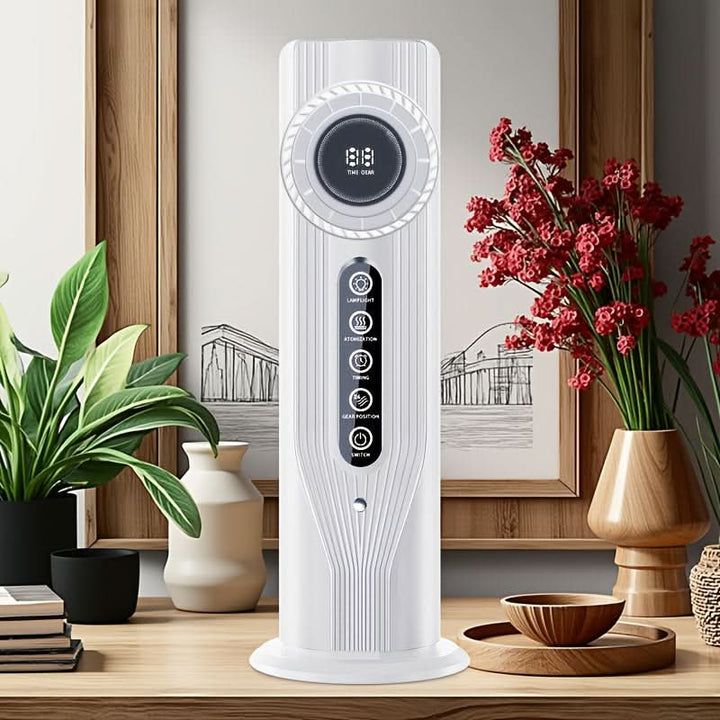 USB-betriebener Tischventilator; flexible Kühlung für Büro, Laptop oder Powerbank; energiesparend.