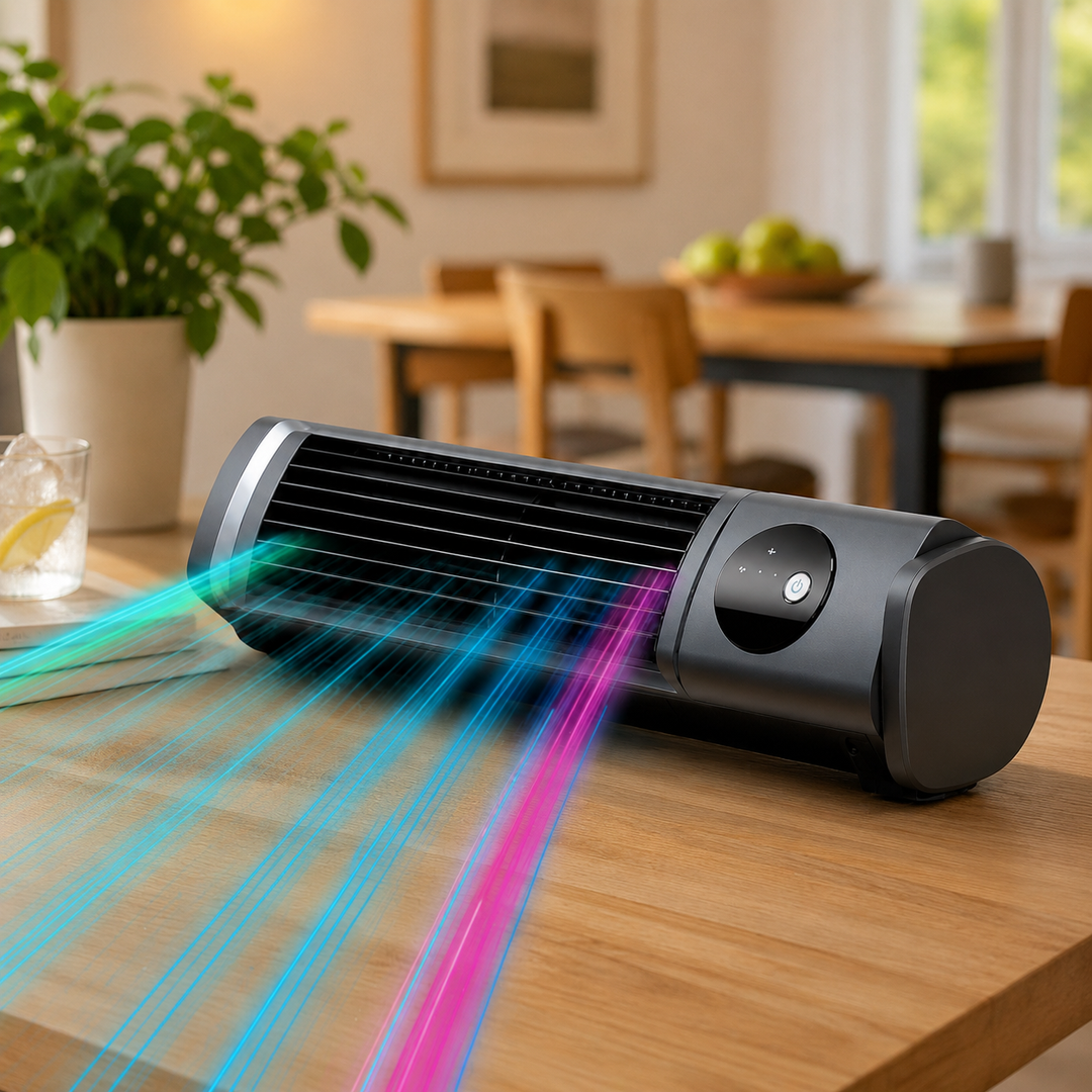 Tragbarer Turmventilator mit Oszillation & Timer für effektive Kühlung in Heim & Büro, optimiert für den Sommer.