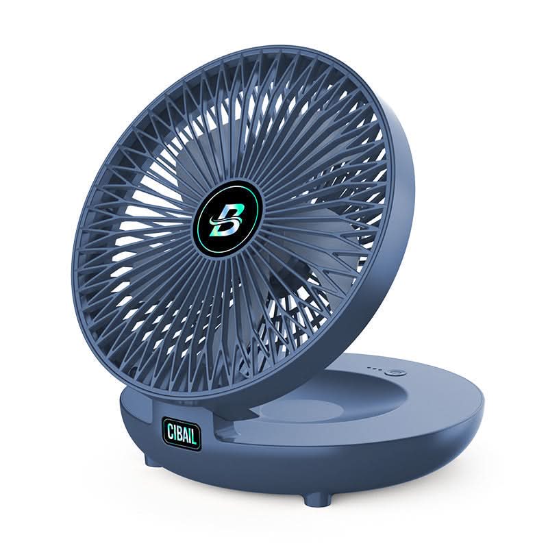 Praktischer tragbarer USB-Handventilator, wiederaufladbar, für persönliche Kühlung im Büro, zu Hause oder unterwegs.