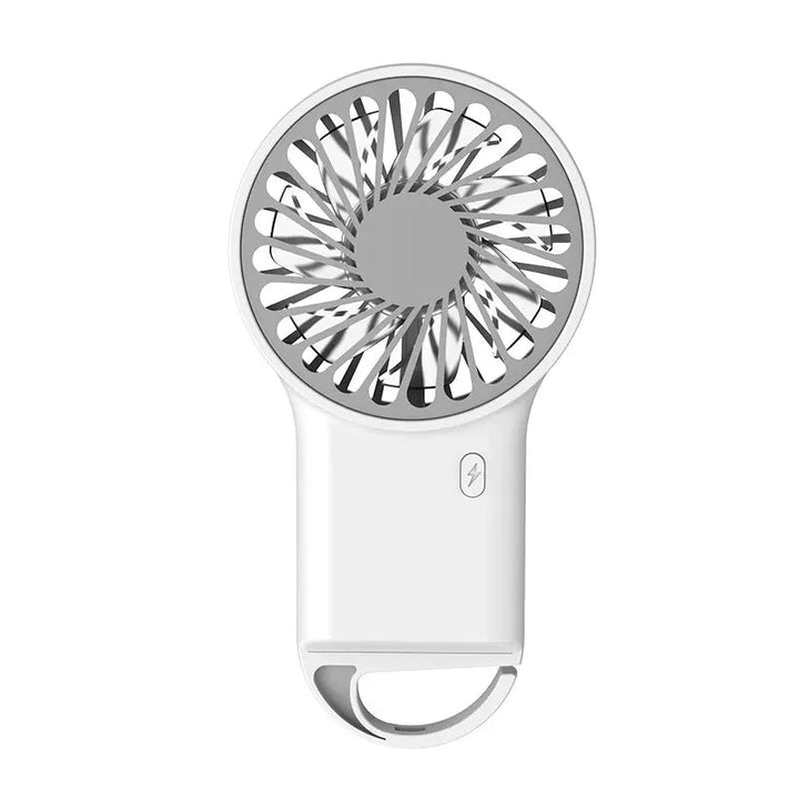 Vielseitiger USB-Tischventilator in modernem Design, tragbar und perfekt für persönlichen Kühler zu Hause.
