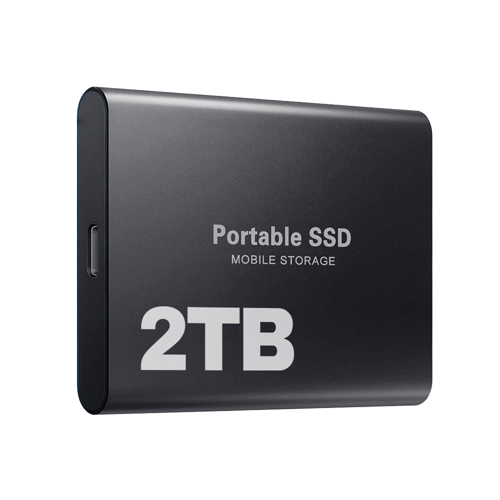 Kompaktes 2TB Hochgeschwindigkeits-SSD-Laufwerk, optimal für unterwegs und vielseitigen Einsatz.