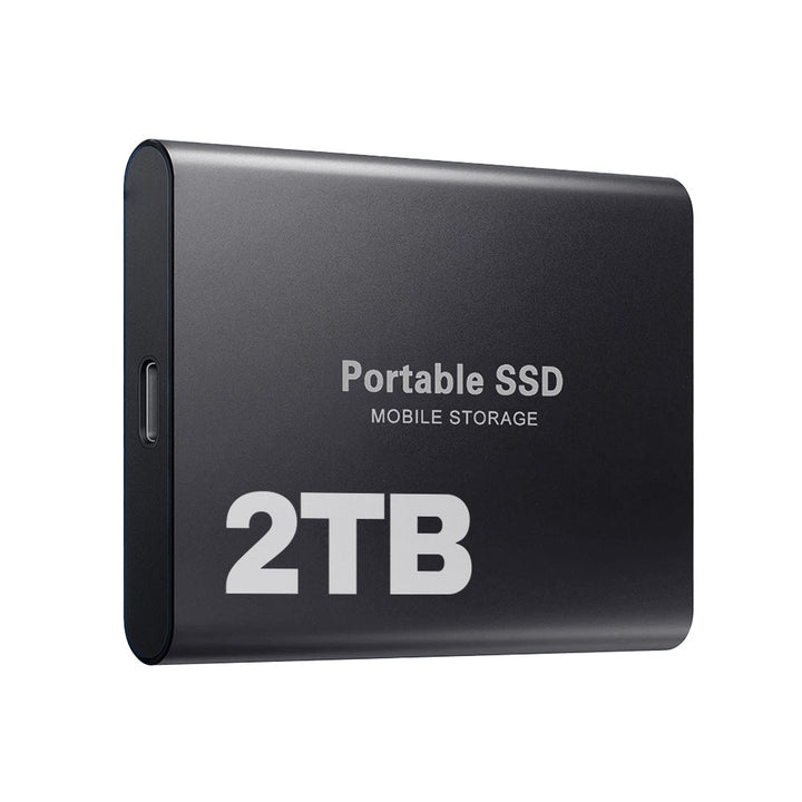 Kompaktes 2TB Hochgeschwindigkeits-SSD-Laufwerk, optimal für unterwegs und vielseitigen Einsatz.