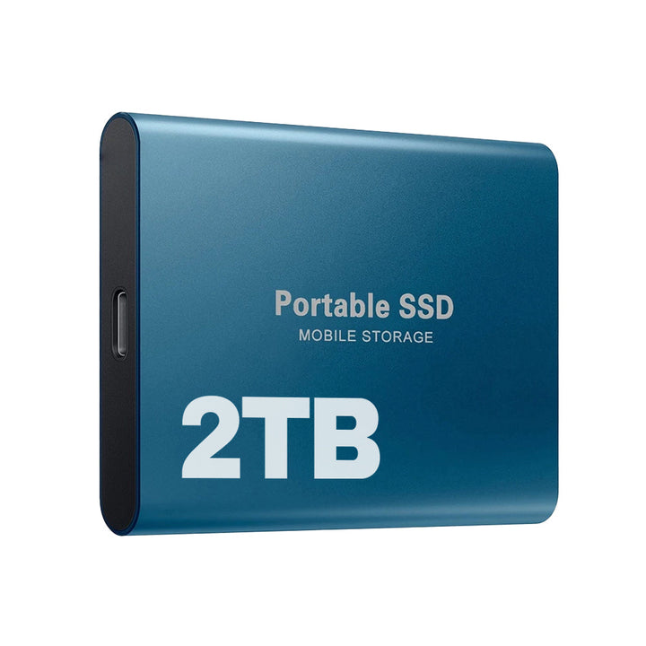 Tragbares 2TB SSD-Gadget mit blitzschneller Leistung für Computer und Datenspeicherung.