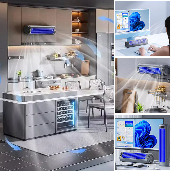 AirWave Ventilator & Klimagerät mobil einsetzbar. Akkubetrieben, kompakt und leicht zu transportieren.