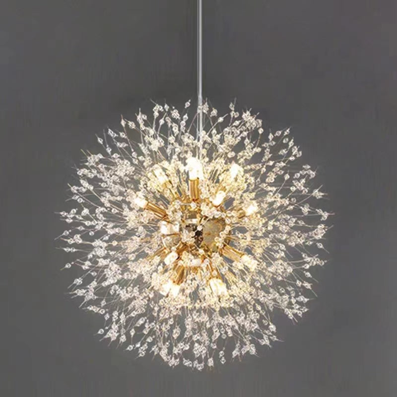Moderne LED-Kristall-Pendelleuchte für Räume
