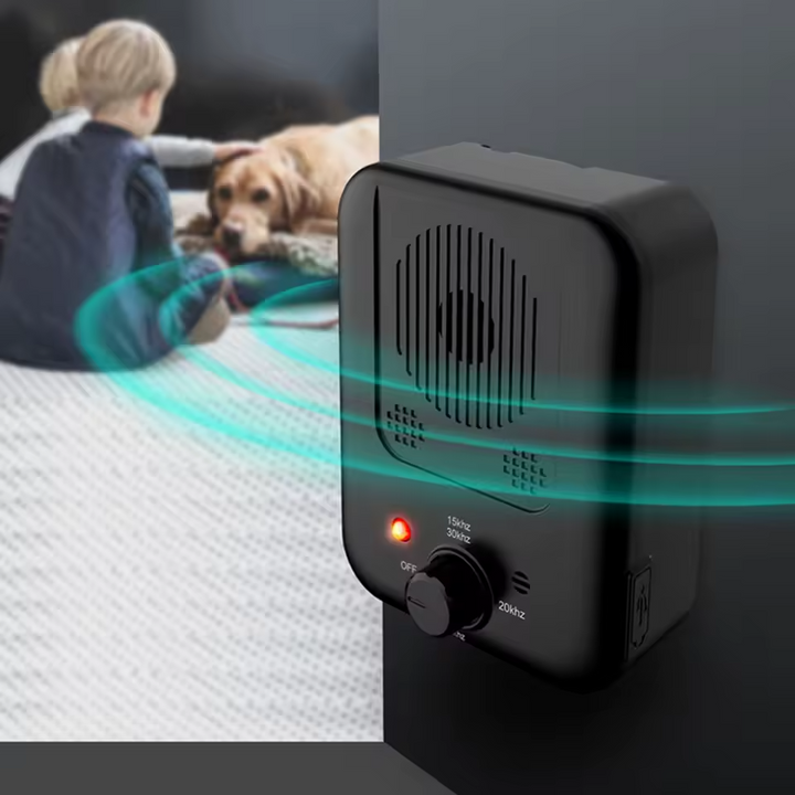 "Ultraschall-Hunde-Bellen-Stopper mit wasserdichtem Gehäuse, ideal für Innen- und Außeneinsatz, sanfte Kontrolle"