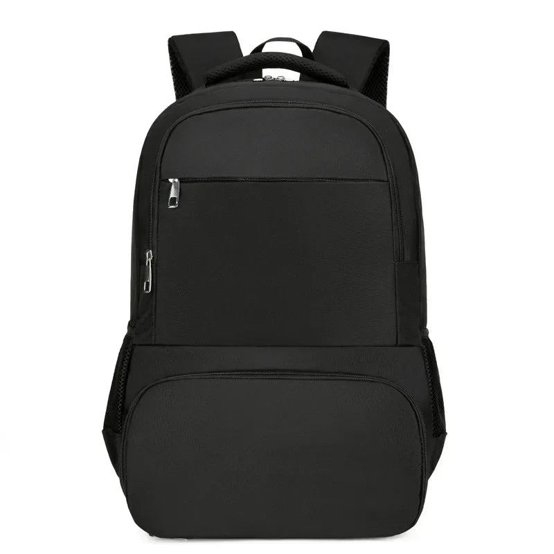 Wasserdichter Unisex Anti-Diebstahl Rucksack in Schwarz. Ergonomisches Design für komfortables Reisen & Pendeln.