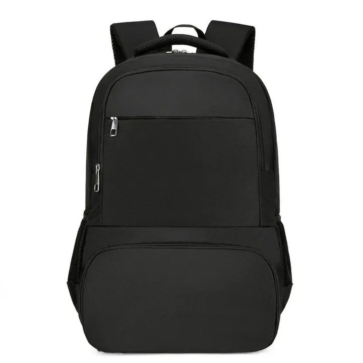 Wasserdichter Unisex Anti-Diebstahl Rucksack in Schwarz. Ergonomisches Design für komfortables Reisen & Pendeln.