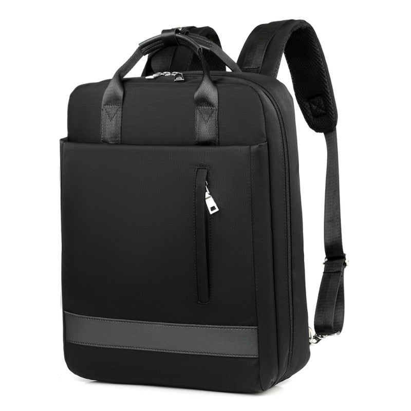 Reisefreundlicher Anti-Diebstahl Rucksack in Beige, perfekt für den sicheren Transport von Wertsachen unterwegs.