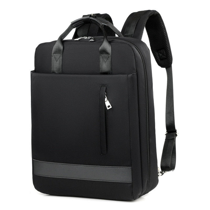 Reisefreundlicher Anti-Diebstahl Rucksack in Beige, perfekt für den sicheren Transport von Wertsachen unterwegs.