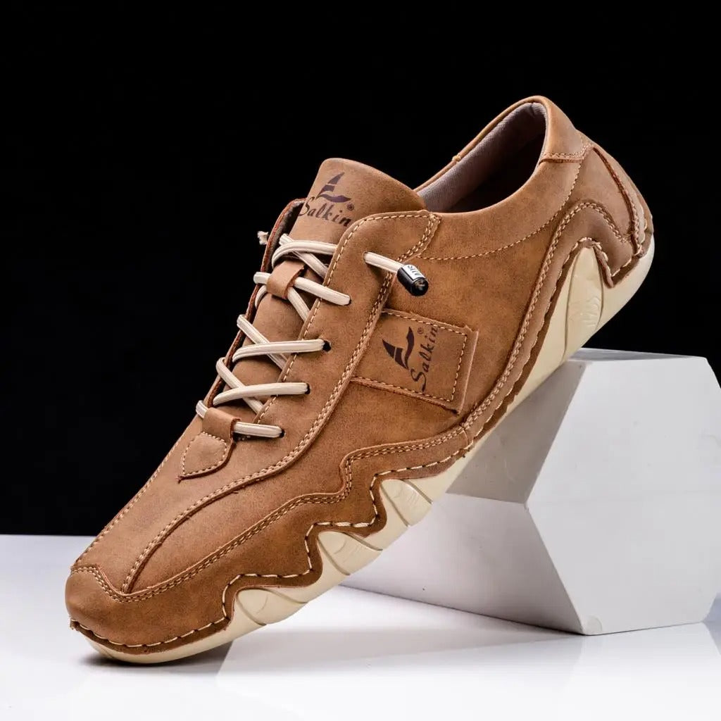 Fördern Sie gesunde Füße mit Unisex Barfußschuhen Bruno; breite Zehenbox, natürliches Laufgefühl.
