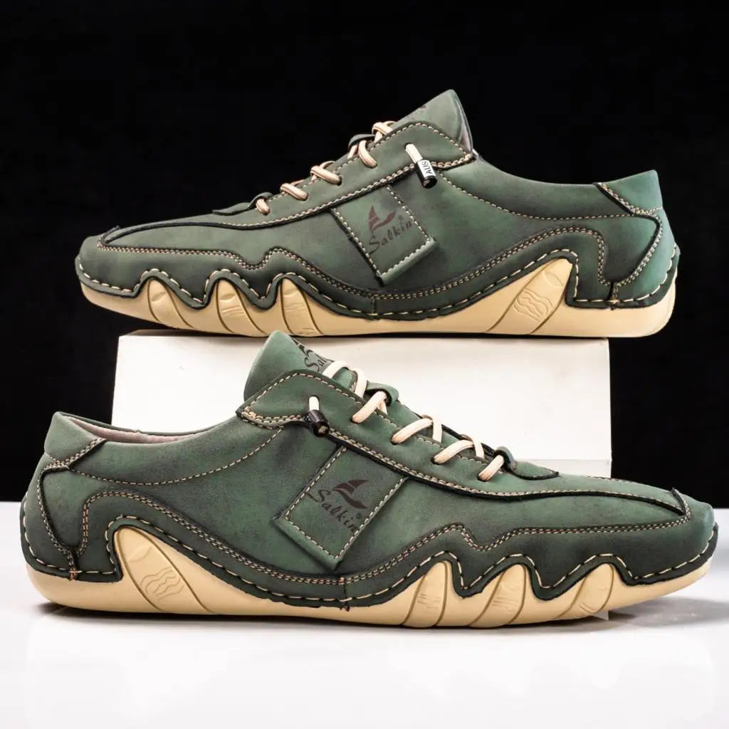 Breite Zehenbox Barfußschuhe Bruno Unisex, flexible Sohle für Komfort und natürliches Laufgefühl.