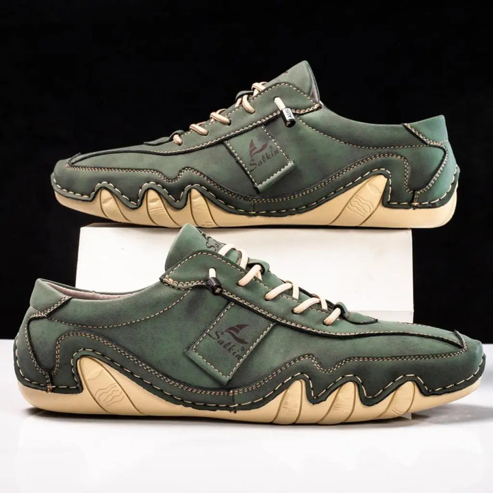 Breite Zehenbox Barfußschuhe Bruno Unisex, flexible Sohle für Komfort und natürliches Laufgefühl.