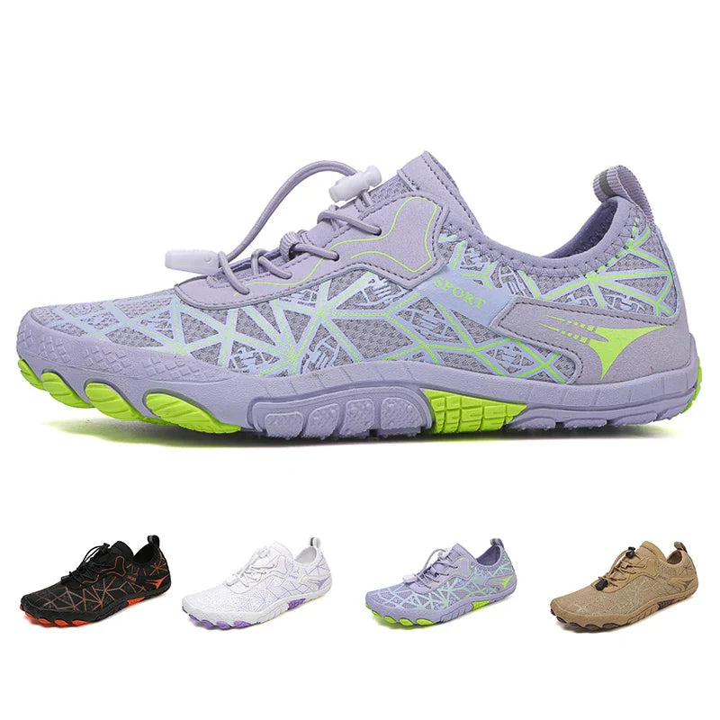 Sommerliche Unisex Wasserschuhe, schnelltrocknend, rutschfest, perfekt für Strand, Pool & Outdoor.