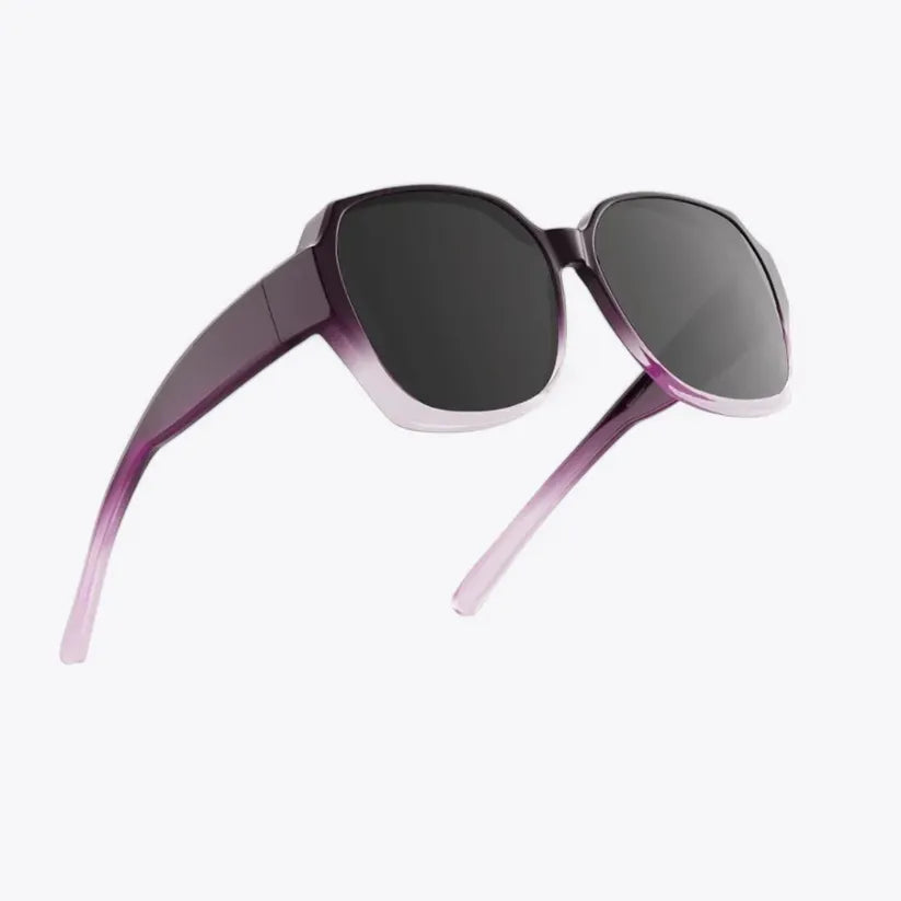 Unisex Alltags-Überziehbrille, polarisiert, UV-Schutz, mehr Klarheit & Komfort für Brillenträger.