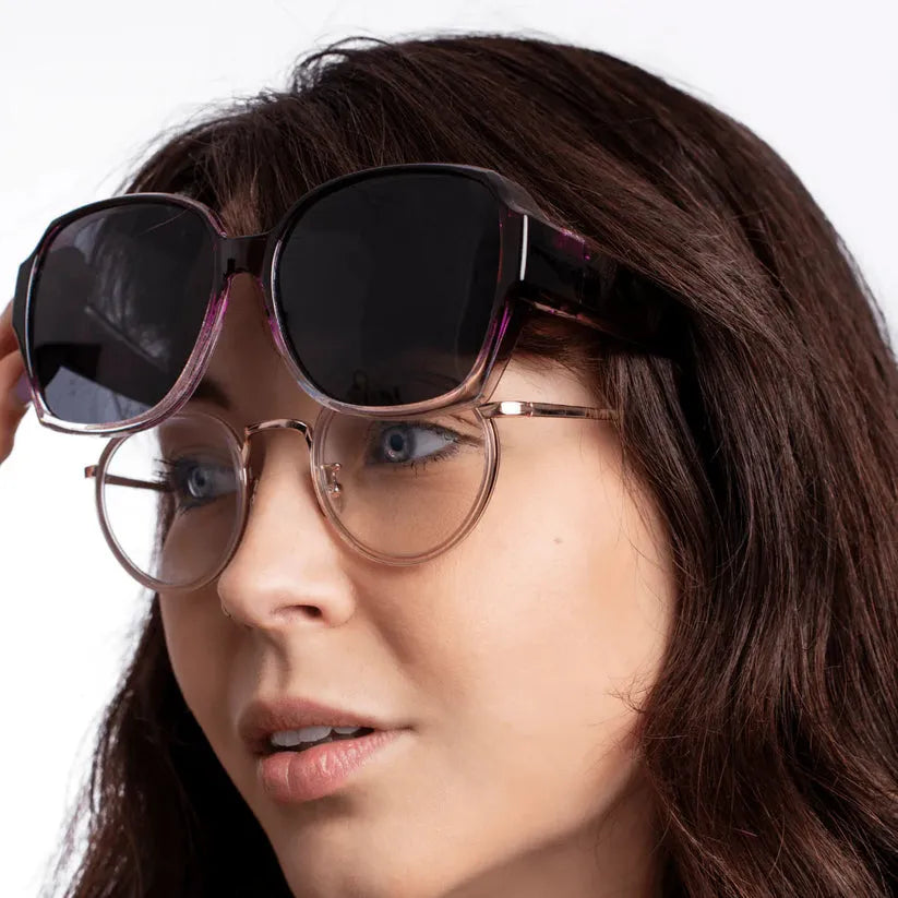 Fahren mit Komfort: Überzieh-Sonnenbrille polarisiert, UV-Schutz, Blendschutz für Brillenträger.
