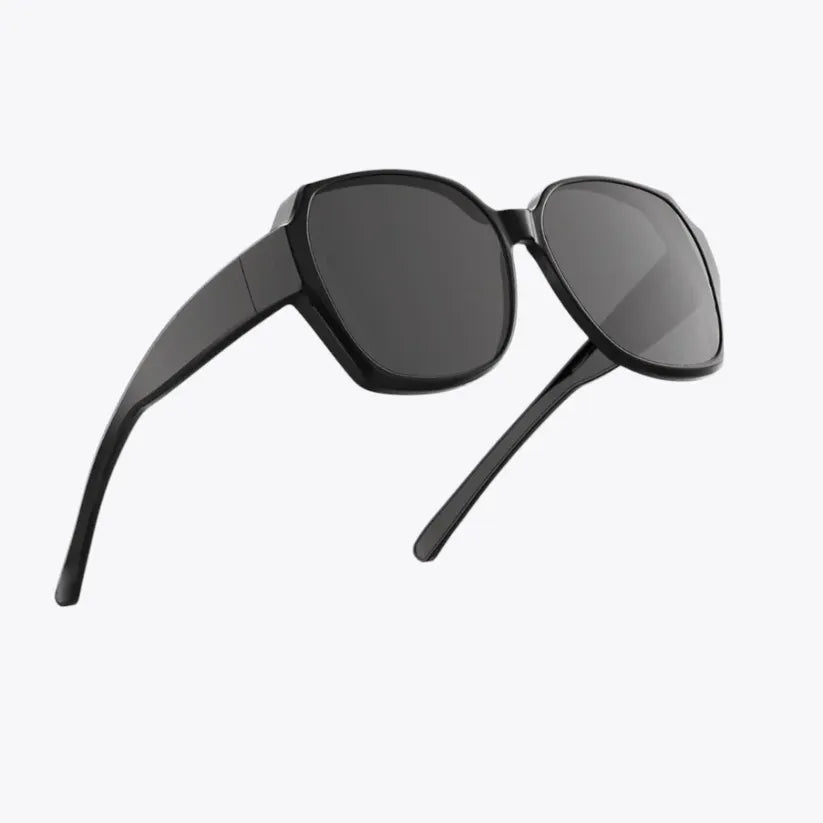 Unisex Überzieh-Sonnenbrille, polarisierte Gläser, UV-Schutz, speziell für Brillenträger konzipiert.