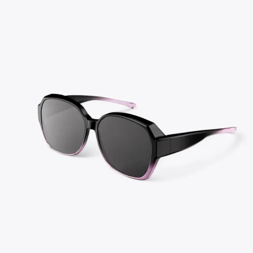 Polarisierte Alltags-Überzieh-Sonnenbrille, UV-Schutz, Komfort & Klarheit für Brillenträger.