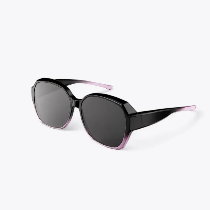 Polarisierte Alltags-Überzieh-Sonnenbrille, UV-Schutz, Komfort & Klarheit für Brillenträger.