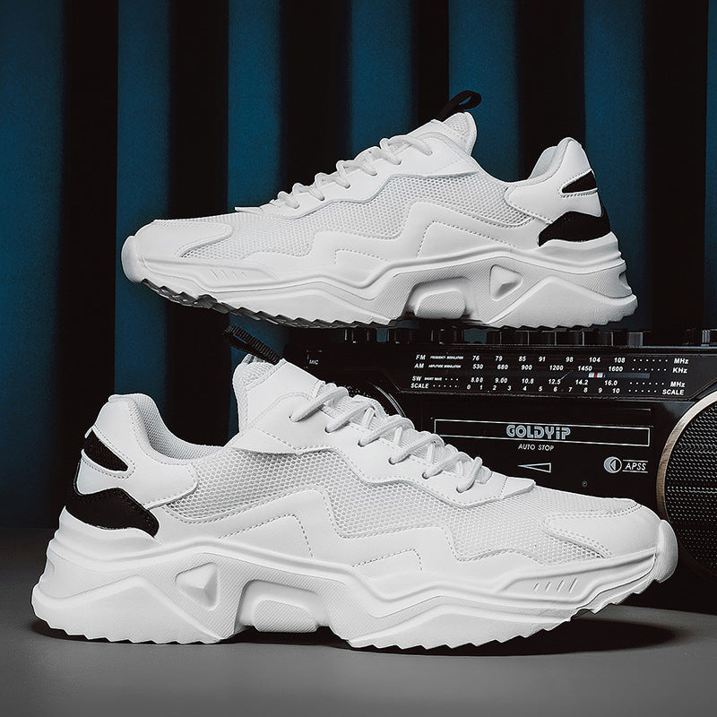 Stylischer Unisex Chunky Freizeitschuh mit dicker Sohle, perfekt für moderne Streetwear-Looks.