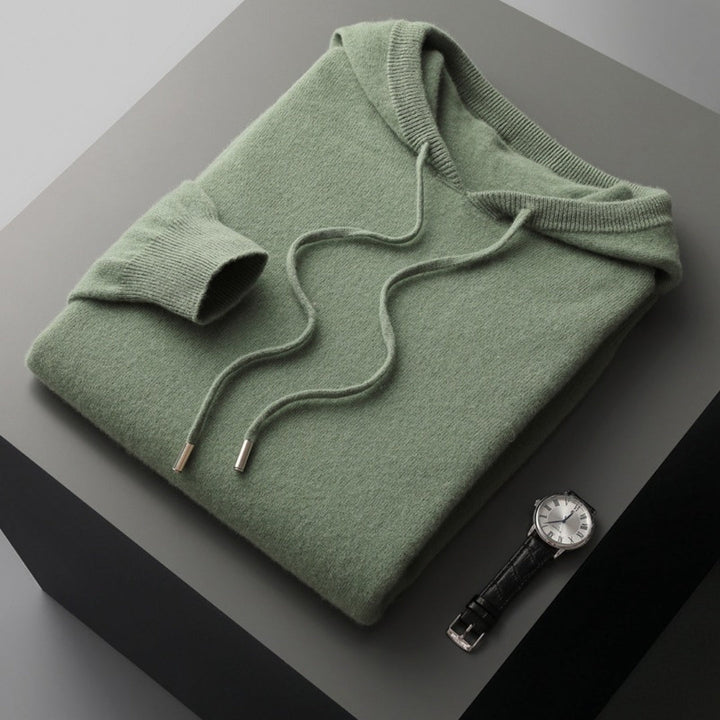 Casual-Stil Kapuzenpullover mit Kapuze und Kängurutasche, bequemer Freizeitpullover für Frühlingsmode.