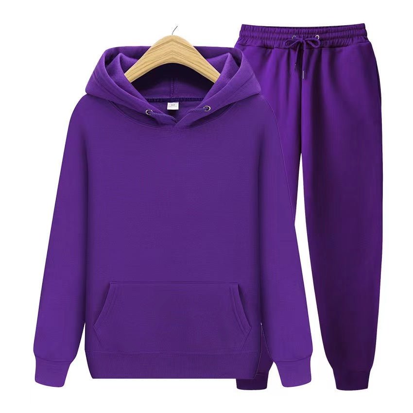 Komfortabler Unisex Kapuzenpullover aus dem Zweiteiler Set, ideal für Sport, Freizeit und Entspannung.