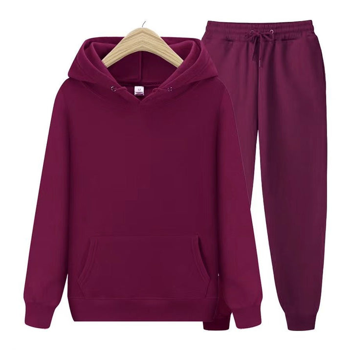 Unisex Jogginghose mit seitlichen Taschen, Teil des lockeren Athleisure Sets. Optimaler Tragekomfort.