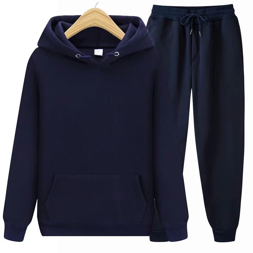 Unisex Zweiteiler für Komfort: Hoodie mit weichem Innenfutter und passende Jogginghose.