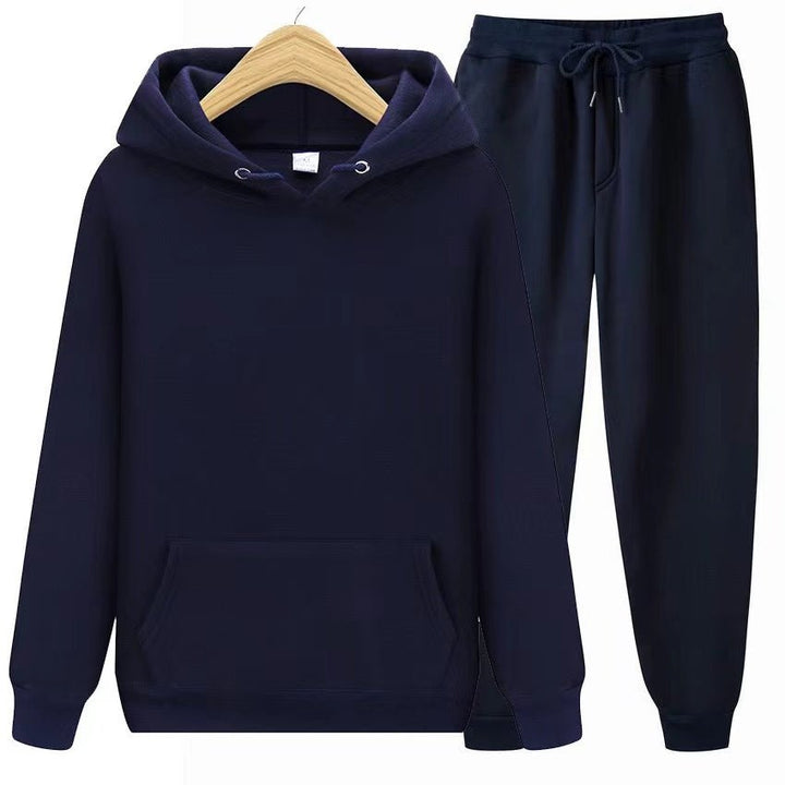 Unisex Zweiteiler für Komfort: Hoodie mit weichem Innenfutter und passende Jogginghose.