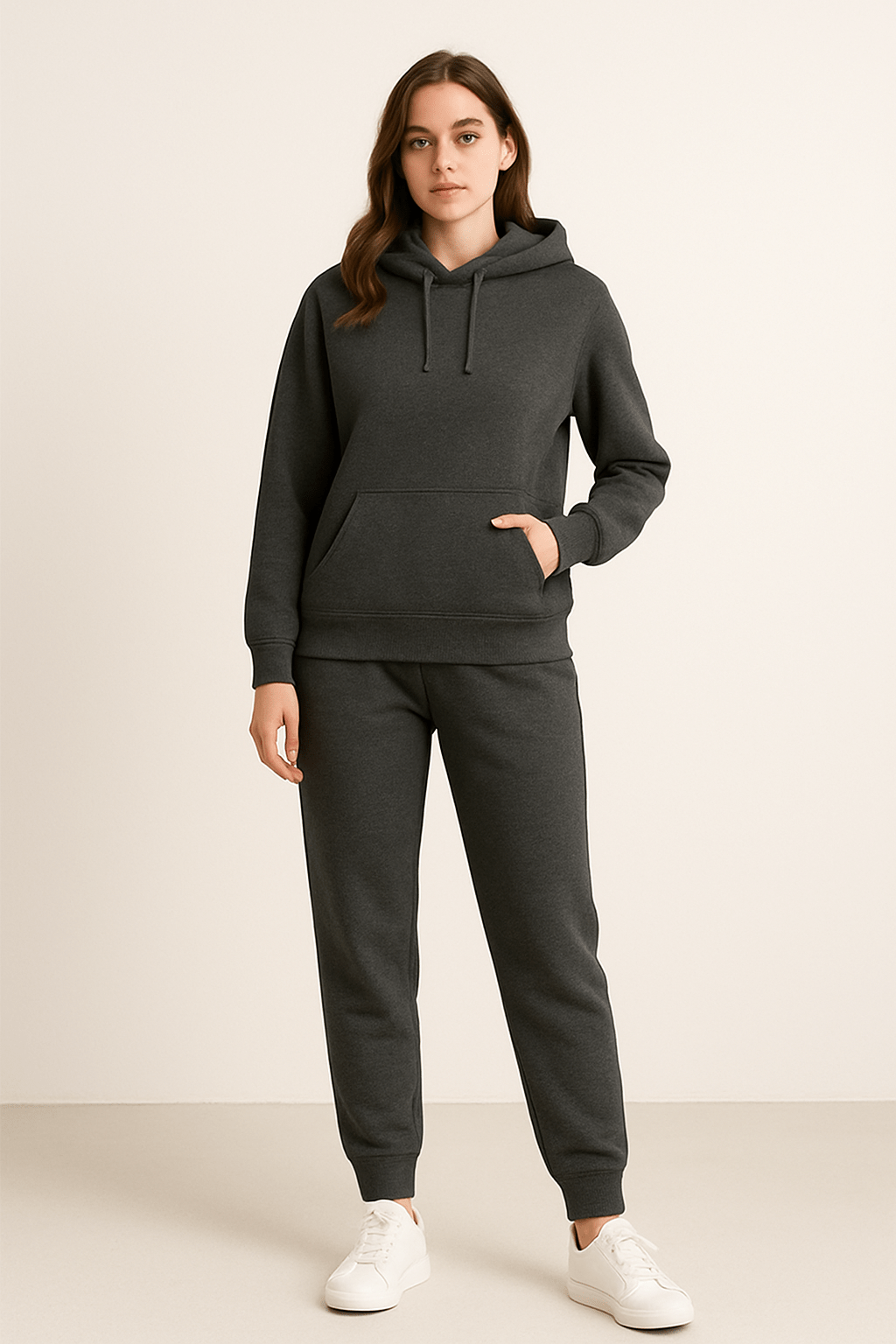 Stylisches Unisex Athleisure Set: Hoodie & Jogginghose. Perfekt für casual Outfits & Loungewear.