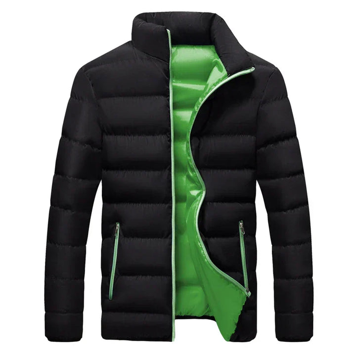 Warme Unisex Pufferjacke, isoliert & wasserabweisend, perfekt für Winter & Freizeit.