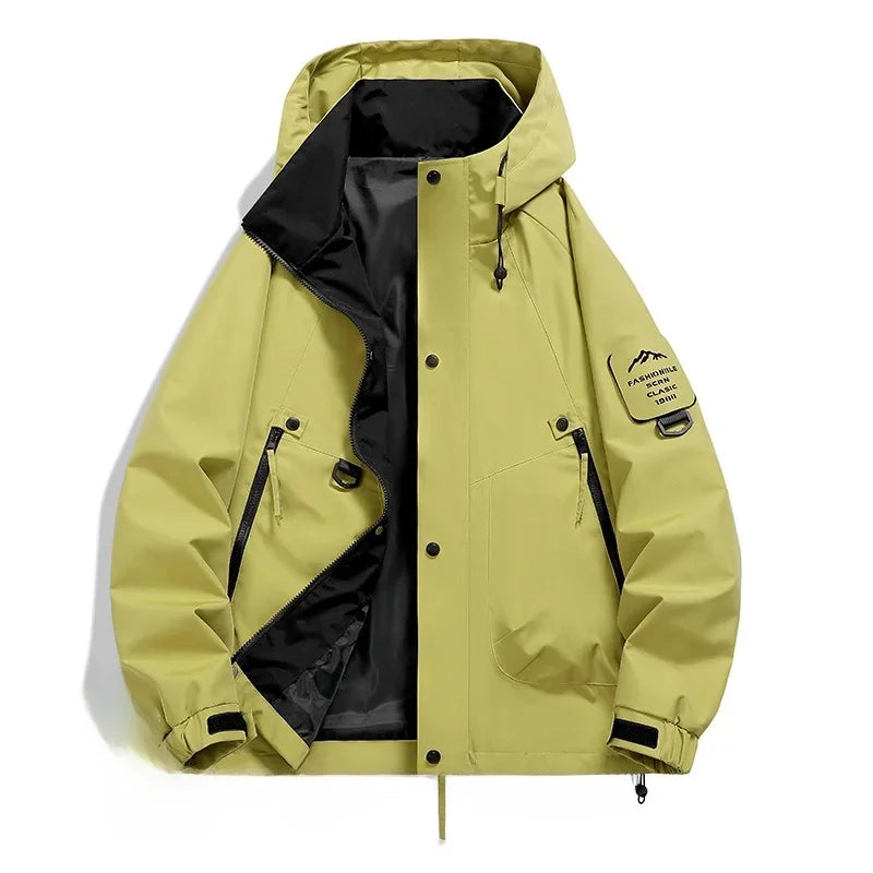 Unisex Kapuzen-Skijacke für optimalen Schutz bei Wintersport & Outdoor-Abenteuer im Schnee. Robust & funktional.