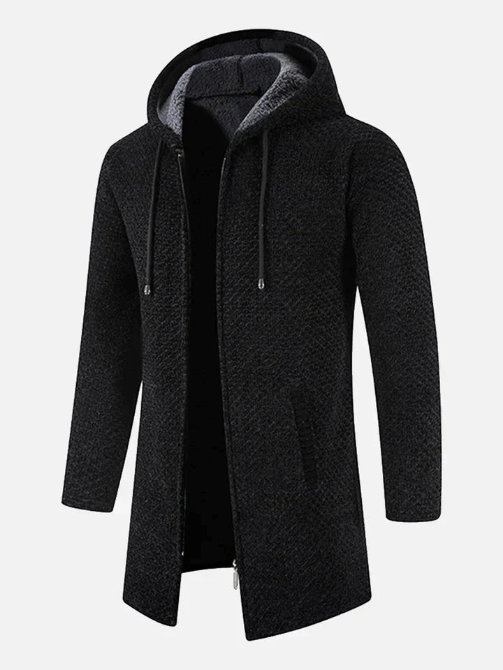 Unisex Oberbekleidung: Kapuzen-Zip-Jacke für maximalen Komfort im Herbst & Winter. Trendige Freizeitjacke.