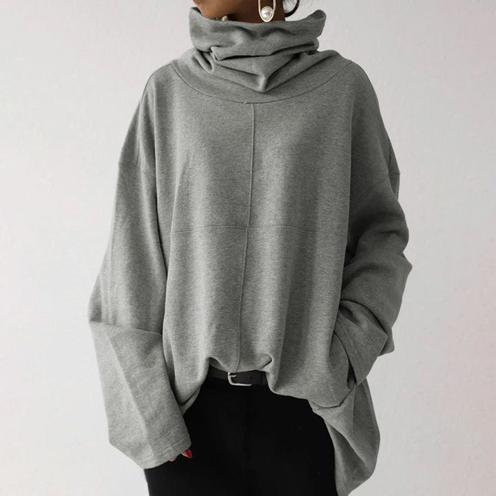 Eleganter Unisex Rollkragenpullover, perfekt für Lagenlook oder Business-Casual im Herbst und Winter. Langarm & modisch.