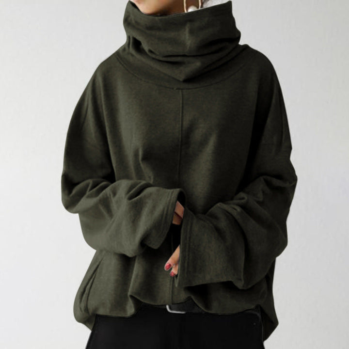 Warmer, kuscheliger Unisex Herbst-Winter-Rollkragenpullover. Ideal für Freizeitkleidung und kalte Tage.