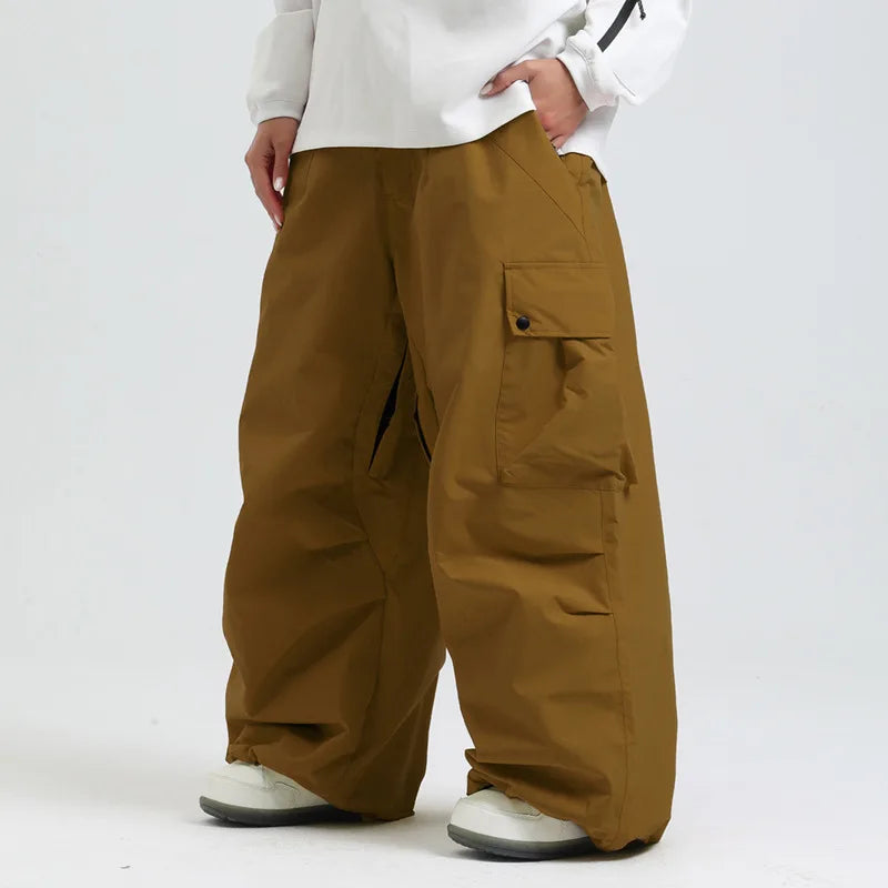 Funktionale Unisex Skihose, atmungsaktiv & warm gefüttert, perfekt für Ski- & Snowboard-Abenteuer.