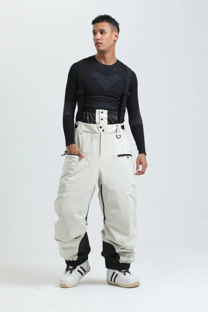 Komfortable Unisex Skihose mit Hosenträgern, wasserdicht und warm, perfekt für lange Tage im Schnee & Outdoor.