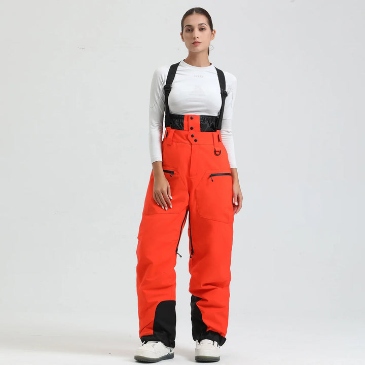 Winterkleidung: Robuste Unisex Skihose mit Hosenträgern, wasserdicht & warm, optimal für Ski, Snowboard & Outdoor.
