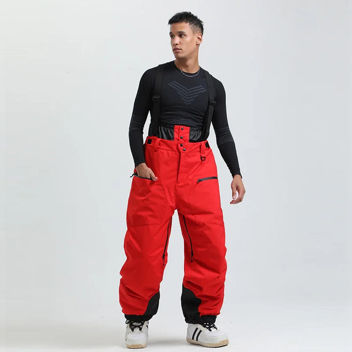 Perfekte Unisex Skihose für Schnee & Eis: Wasserdicht, extrem warm & mit Hosenträgern für besten Halt.