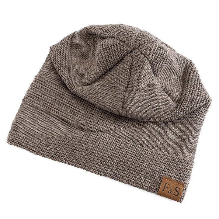 Slouchy Strickmütze, Unisex Kopfbedeckung für den Winter mit warmem, weichem Innenfutter.