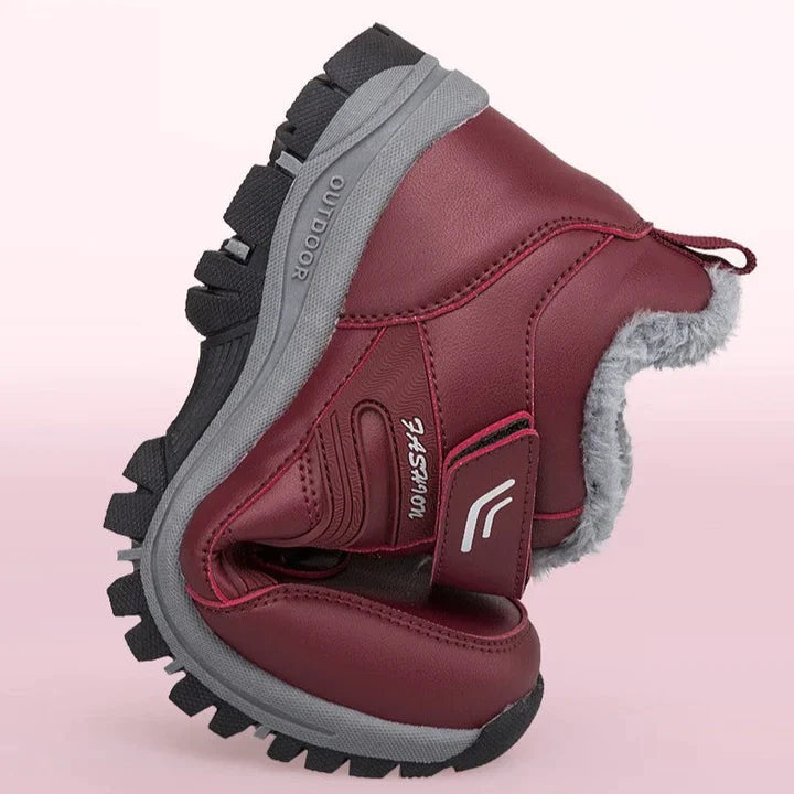 Robuste Unisex Thermo Winterstiefel für Damen & Herren. Warm & rutschfest für Outdoor im Schnee.