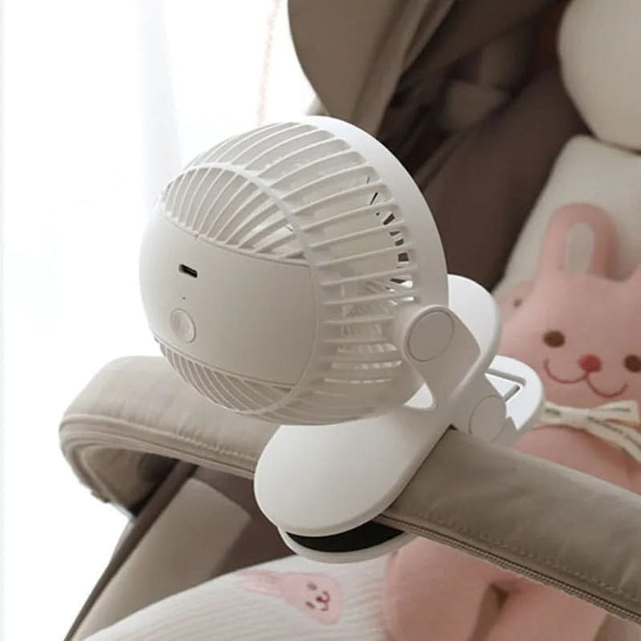 Starker, tragbarer Ventilator mit Clip, liefert sofortige Abkühlung an heißen Sommertagen und Freizeit.