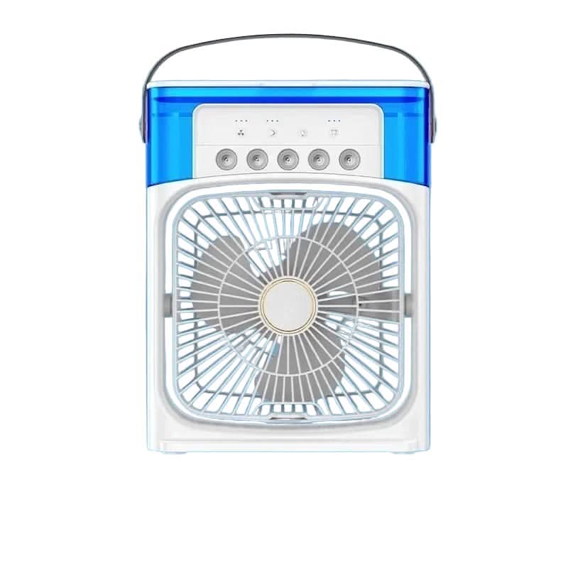 Tragbarer USB-Luftkühler für persönliche Erfrischung, perfekt für Schreibtisch, Camping und Reisen.