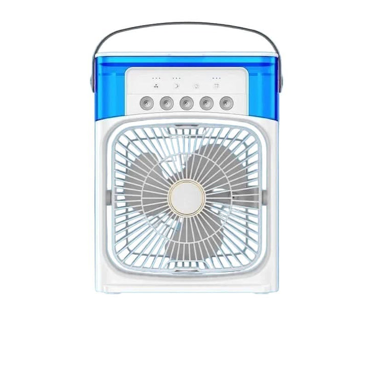Tragbarer USB-Luftkühler für persönliche Erfrischung, perfekt für Schreibtisch, Camping und Reisen.
