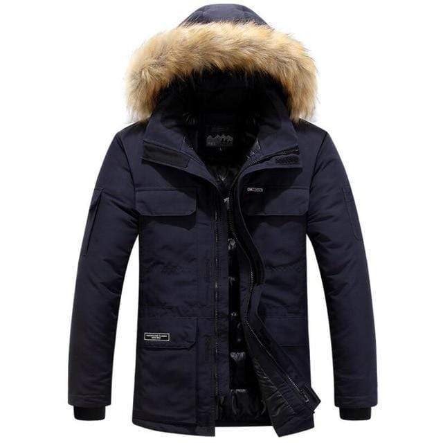 Stilvoller Unisex Winterparka, wasserabweisend und warm, mit Kapuze und Seitentaschen für den Alltag.