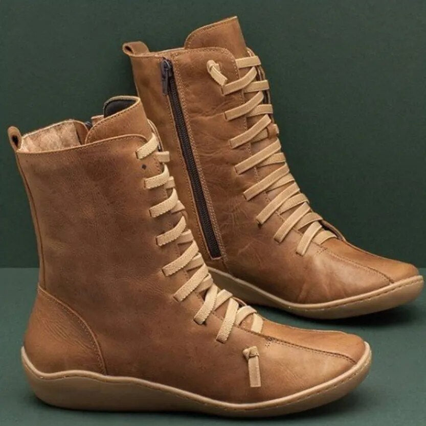 Robuste Unisex-Herbststiefel, wasserdicht & isoliert. Ideal für Wanderungen und kalte Tage. Warme Stiefeletten.