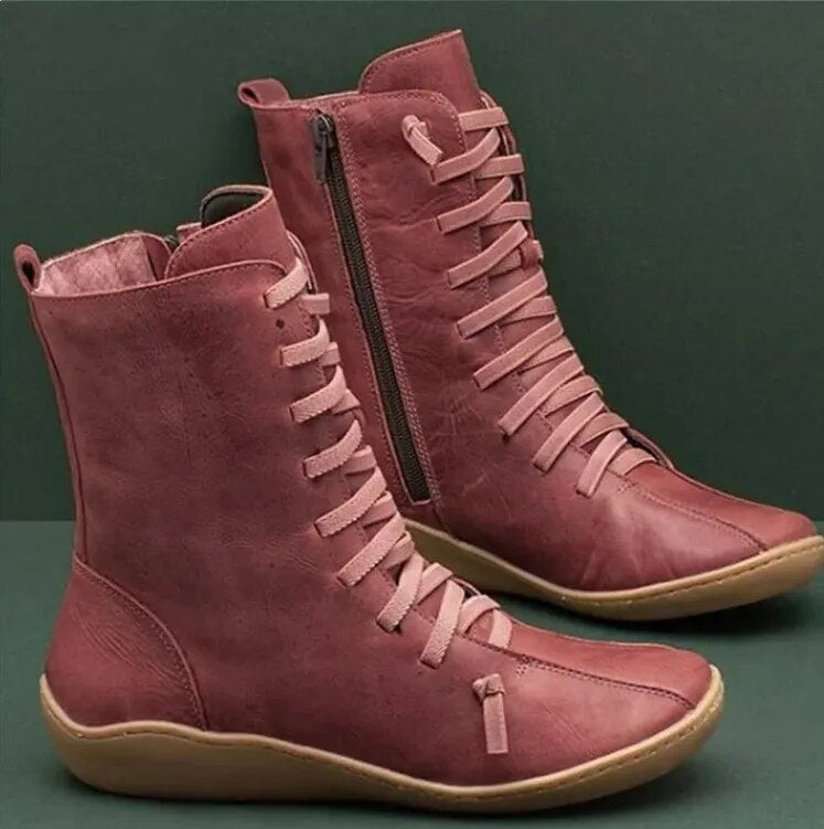 Bequeme, wasserdichte Unisex-Stiefel, isoliert für kalte Tage. Vielseitige Herbst- und Winterwanderschuhe.
