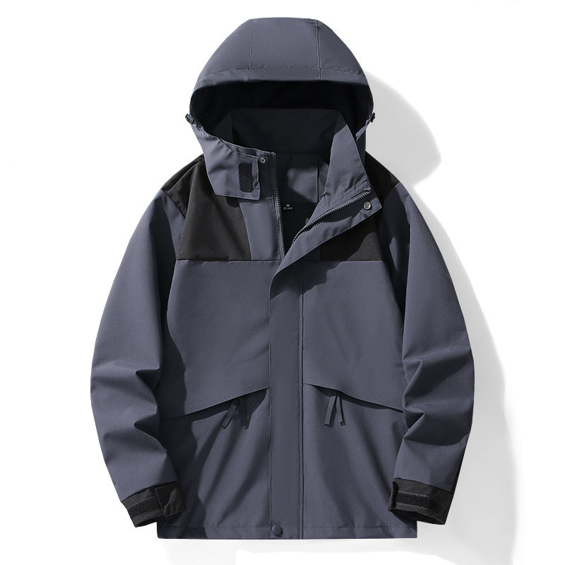 Unisex Winterparka mit abnehmbaren Ärmeln, wasserdicht & winddicht für vielseitige Outdoor-Abenteuer und Sport.
