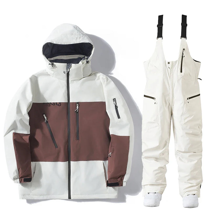 Ergonomischer Unisex Skianzug, ideal für Sportbekleidung im Winter.