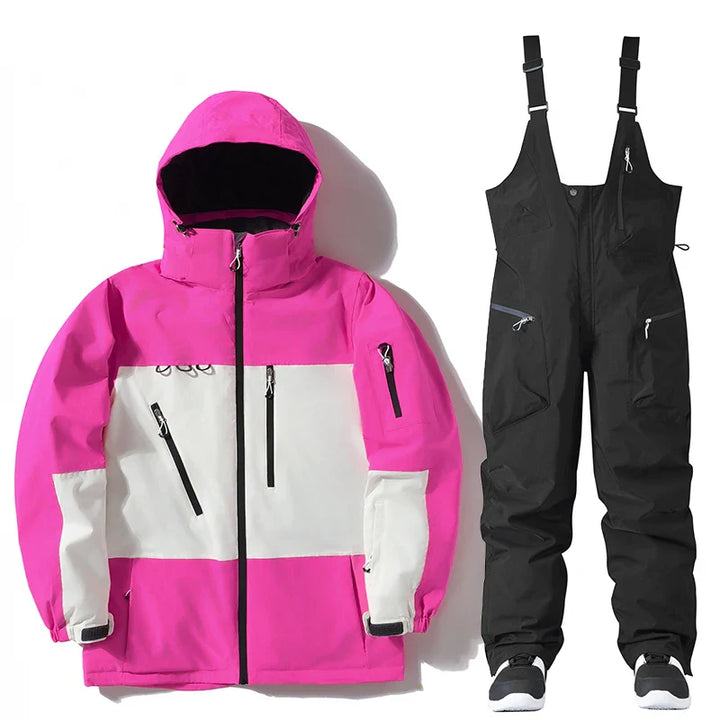 Stylischer Unisex Winter Skianzug, perfekte Ausrüstung für den Outdoorsport.